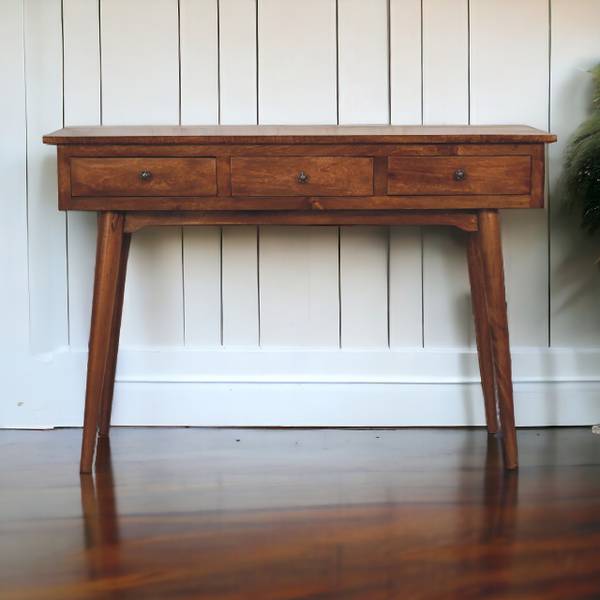 Consoletafel Nordic bruin - mango - 115 x 78 x 40 cm