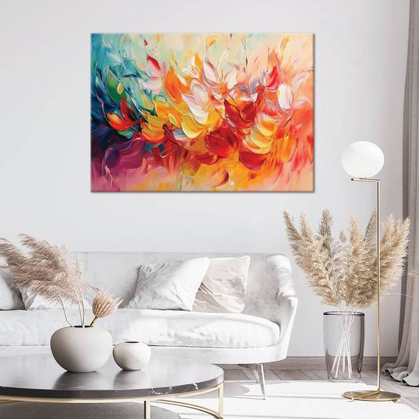 Tableau déco Fleur 120 x 80 cm