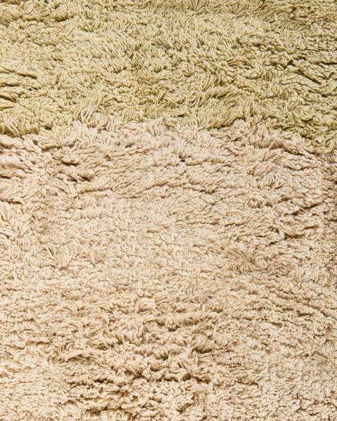 Teppich TORTIE Beige - Grün - Naturfaser - 110 x 130 cm