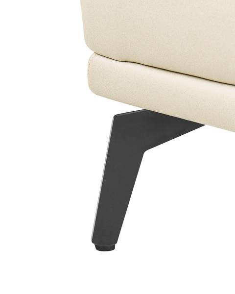 Sessel VEJEN Beige - Schwarz - Textil - 112 x 91 x 92 cm