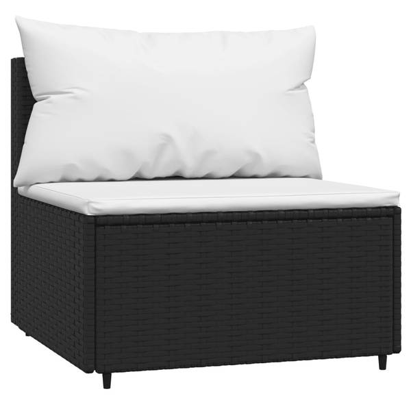 Garten-Lounge-Set 3029629-1  (3-teilig) Schwarz - Weiß