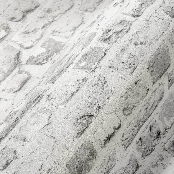 Vliestapete 388294-GU Grau - Kunststoff - 53 x 1 x 1005 cm