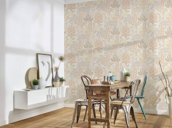Vliestapete 393491-GU Weiß - Kunststoff - 53 x 1 x 1005 cm