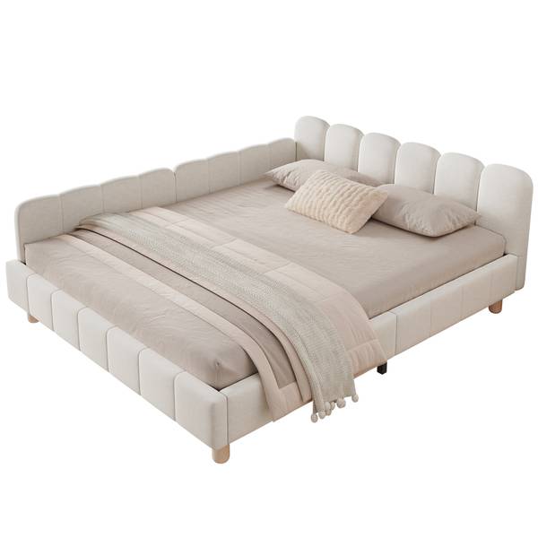 Polsterbett VELVSafe Tiefe: 202 cm