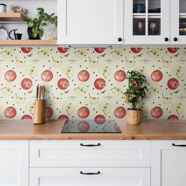 Zelfklevende Tegels Rubrum set van 9 30 x 30 cm