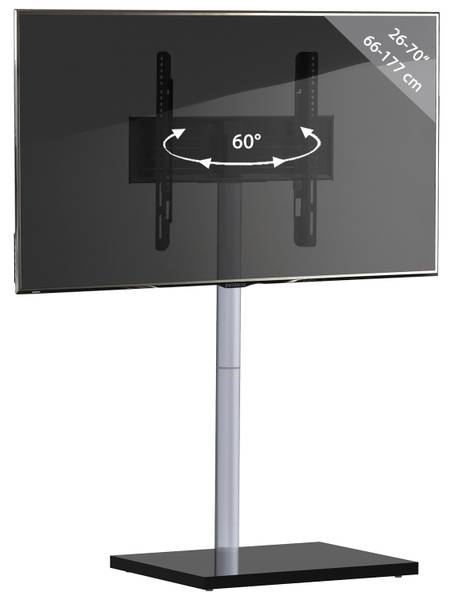 TV Möbel Nalano Schwarz - Metall - 60 x 100 x 39 cm