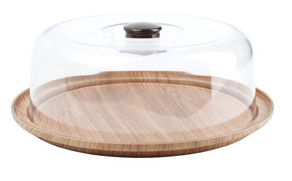Glasglocke Buffet Kunststoff - 26 x 13 x 26 cm