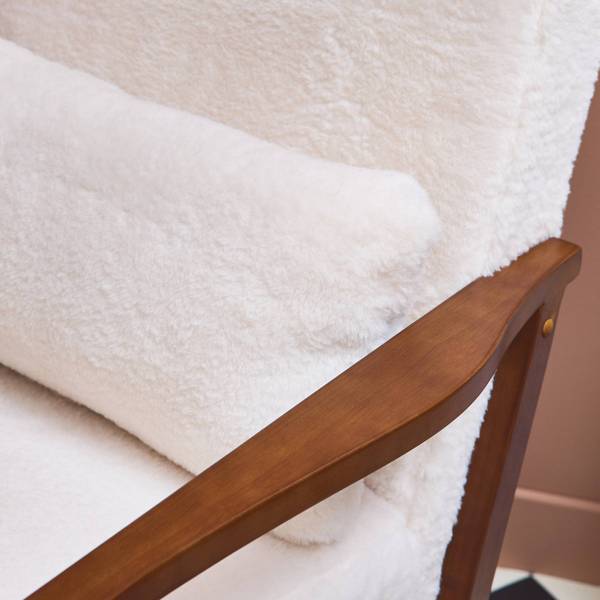 Sessel Weiß - Textil - 75 x 81 x 70 cm