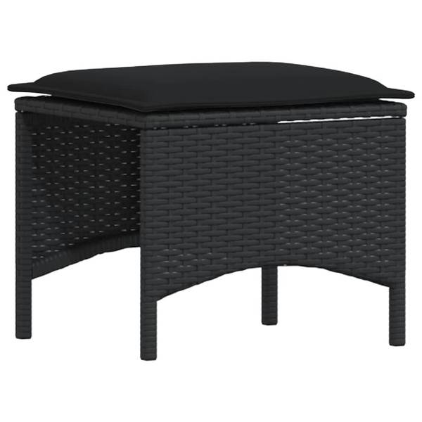 Garten-Lounge-Set 3044381-4 (4-teilig) Schwarz