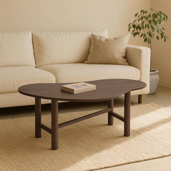 Couchtisch Spencer Braun - Melamin - 60 x 38 x 100 cm