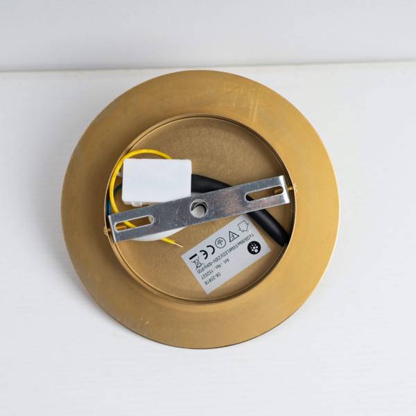 Wandleuchte Fonzo Gold - Metall - 15 x 17 x 18 cm