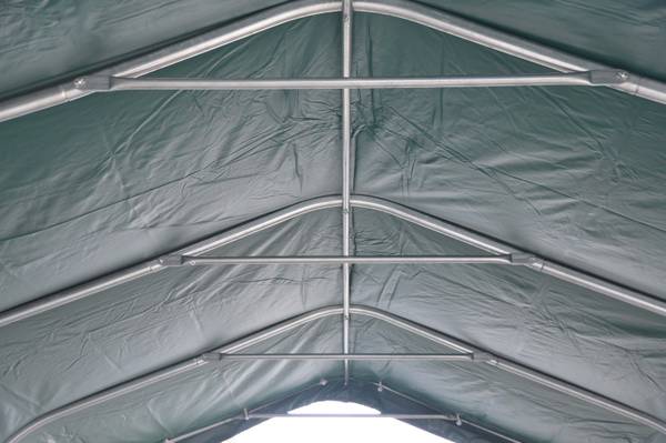CARPORT SICILIE groen - kunststof - 330 x 240 x 480 cm