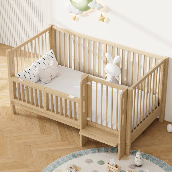 Babybett Natu1470Ⅰ Braun - Kiefer - 78 x 80 x 151 cm