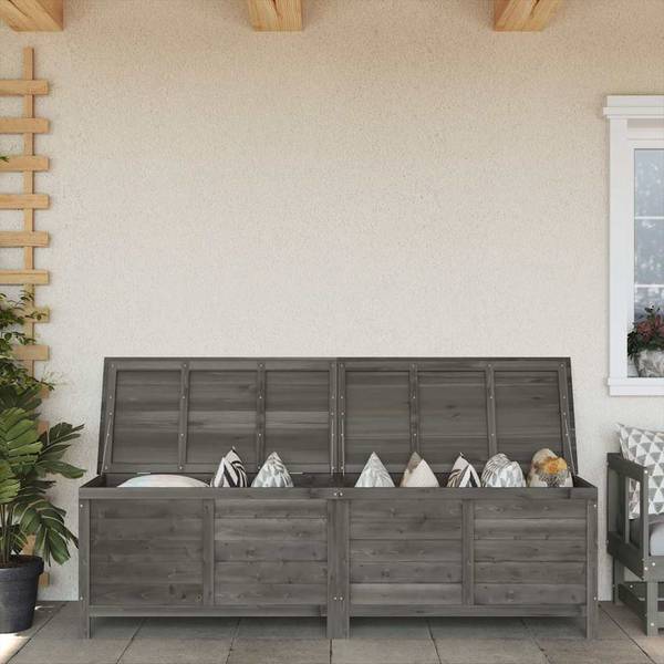 Gartentruhe M684818 Anthrazit - 199 x 57 x 50 cm