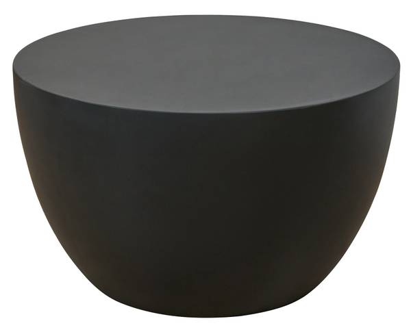 Couchtisch PARNU Schwarz - Stein - 64 x 39 x 64 cm