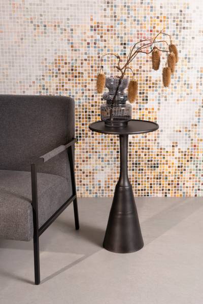 Beistelltisch NOAH Schwarz - Metall - 35 x 65 x 35 cm