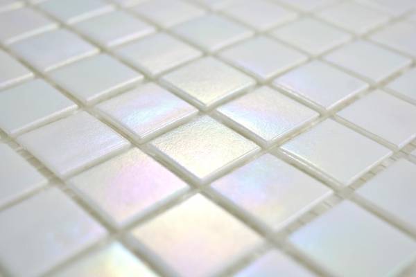 Mosaikfliesen 240-WA02-N Weiß - Glas - 31 x 31 x 31 cm