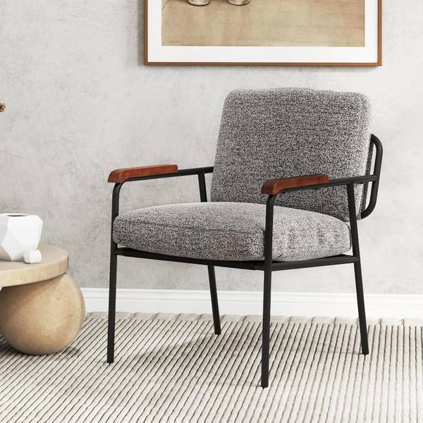 Polstersessel VH34906SDDE Grau - Metall - 71 x 86 x 61 cm