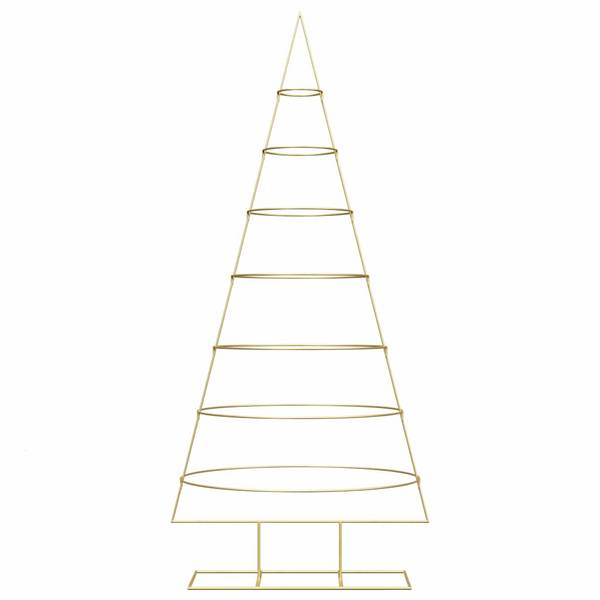 Metall Weihnachtsbaum 3031926 Gold - 85 x 210 x 95 cm