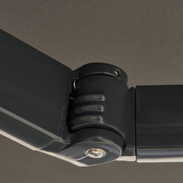 Markise 840-226V90 Grau - Kunststoff - 250 x 100 x 300 cm