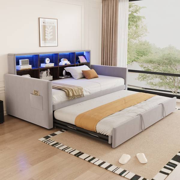 Sofabett Oneiros Ⅲ Hellgrau