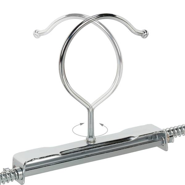 Hosenspannbügel 18er Set Blau - Silber - Eisen - 52 x 13 x 2 cm