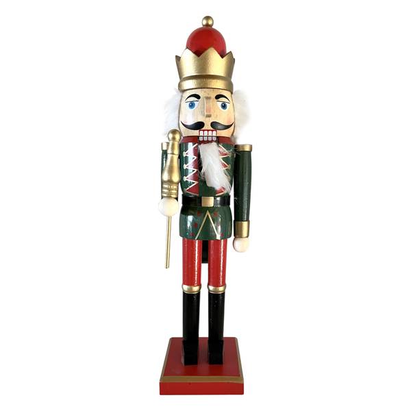 Weihnachtsnussknacker Arjuna Rot - Naturfaser - 10 x 35 x 8 cm