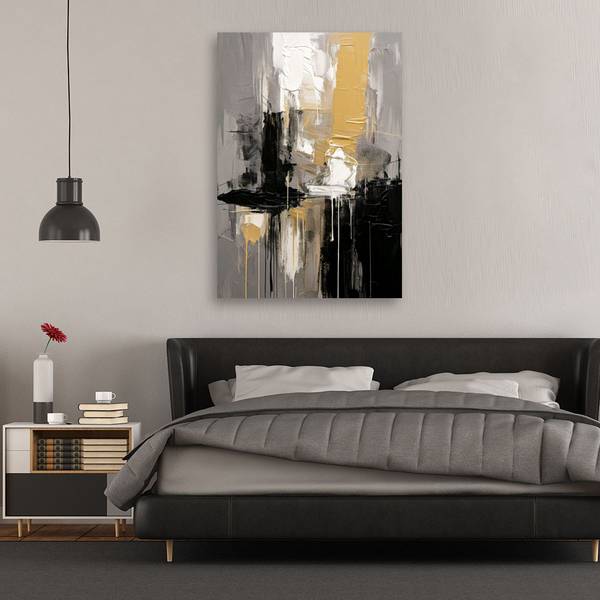 Canvas schilderij Abstractie 60 x 90 cm
