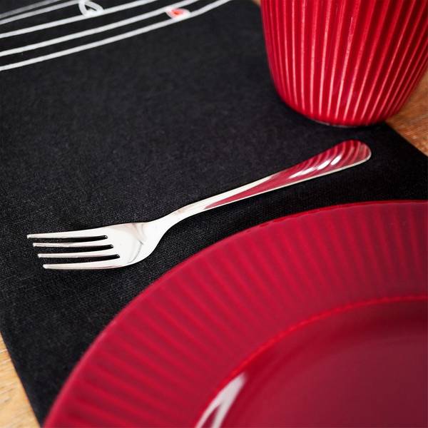 Dessertgabeln 6er Set 139185 Silber - Edelstahl - 2 x 1 x 14 cm