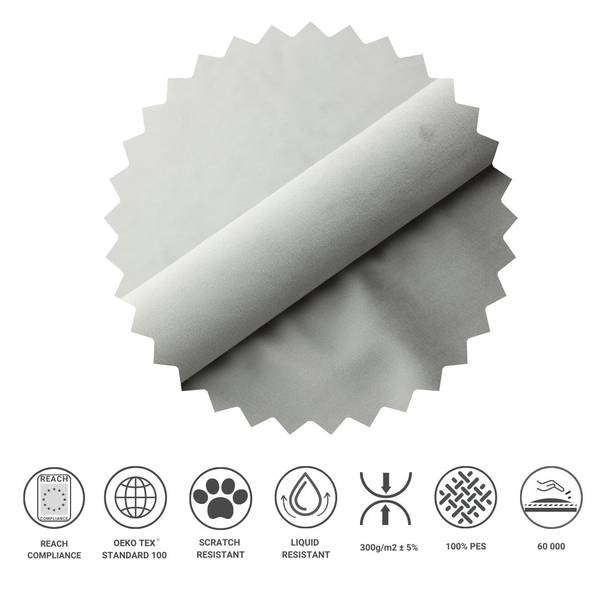 Boxspringbett Annecy Bonell Federkern Grau - Breite: 140 cm