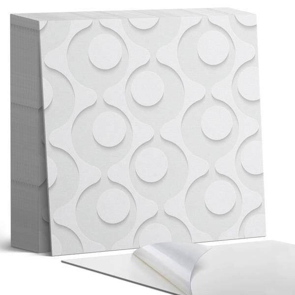 Vinylfliese KreiseAbstr 20er-Set 20 x 20 cm