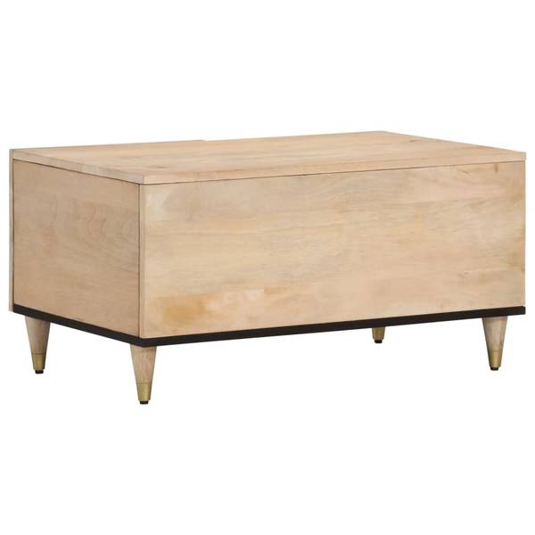 Couchtisch D736 Braun - Massivholz - 50 x 40 x 80 cm
