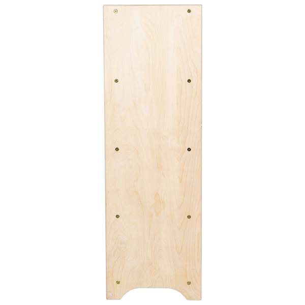 Standregal Montessori Braun - Holzwerkstoff - Massivholz - 81 x 119 x 39 cm