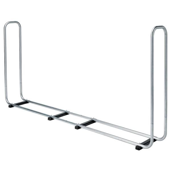 Kaminholz Aufbewahrung 405156 Silber - Metall - 234 x 31 x 234 cm