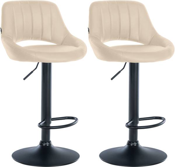 Barhocker Milet 2er Set Creme