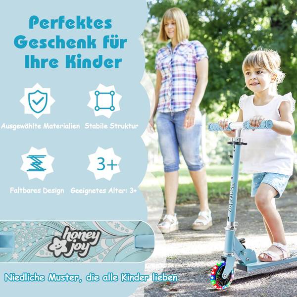 Tretroller EB59042ENDE Blau - Metall - 33 x 80 x 66 cm