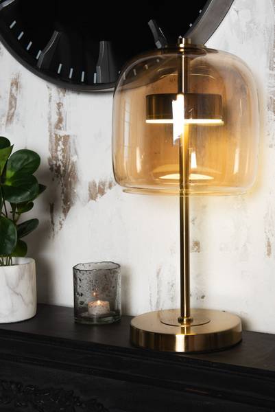 Theelichthouder Adon glas - 8 x 10 x 8 cm