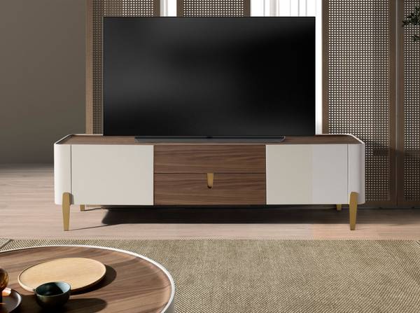 TV-Schrank 3275 Beige - Nussbaum - Walnuss - 200 x 54 x 47 cm