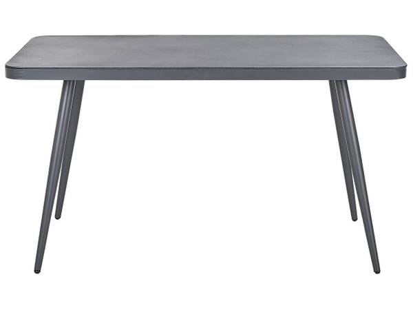 Table de repas LIPARI Gris - Métal - 80 x 75 x 80 cm