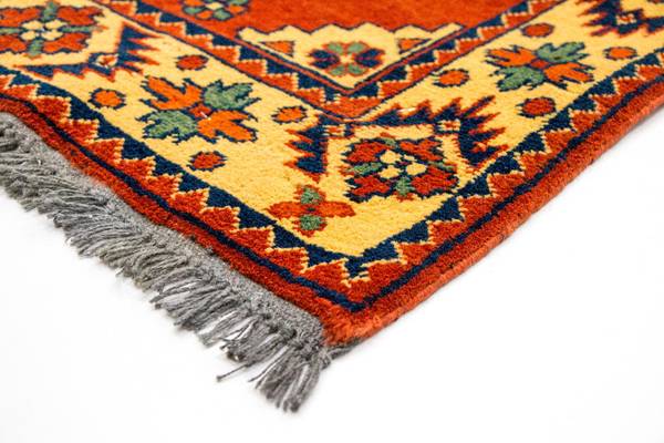 Orientteppich Läufer Oriental Rot - Wolle - 88 x 1 x 296 cm