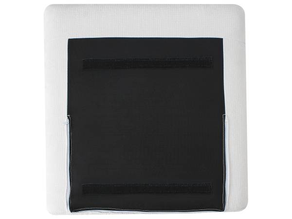 2-Sitzer Sofa GETA Schwarz - Weiß