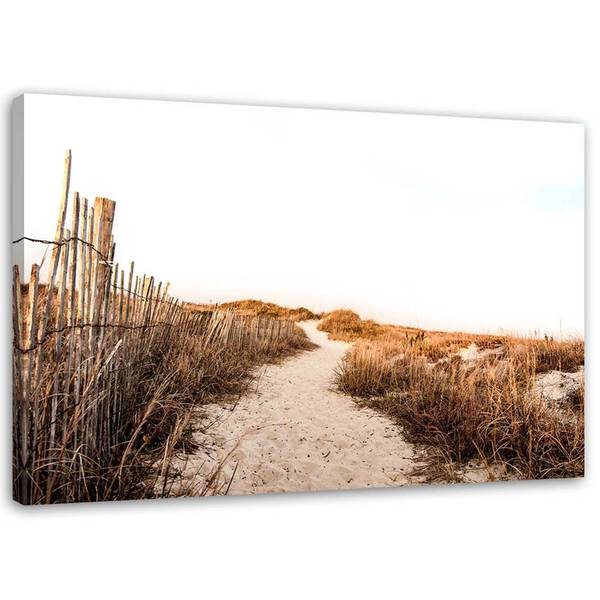 Canvas schilderij zandpad 120 x 80 cm