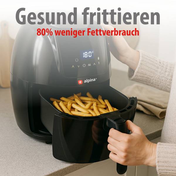 Heißluftfritteuse MEALHE2230018 Schwarz - Kunststoff - 33 x 37 x 40 cm