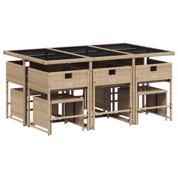 Garten-Essgruppe 3043046-4 (11-teilig) Beige - Creme