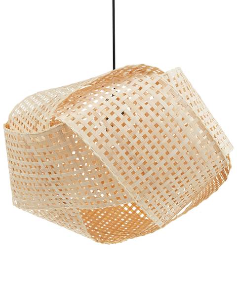 Hanglamp HALIL blauw - bruin - bamboe - 45 x 115 x 45 cm