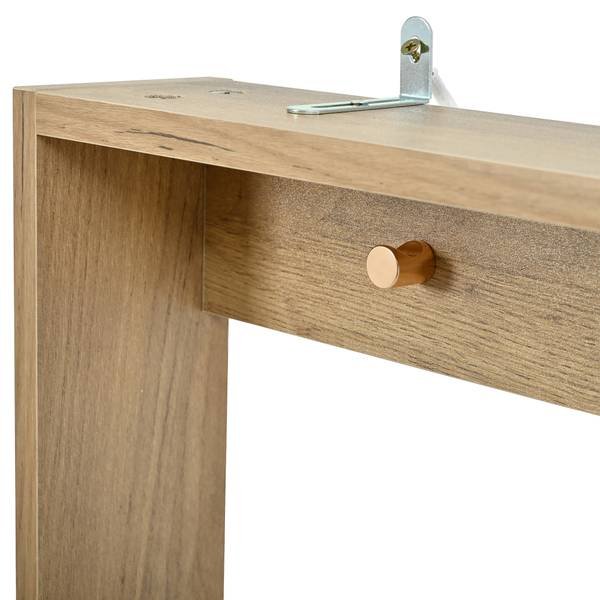 Garderobenset MUHEJi31 Braun - Holzwerkstoff - 24 x 180 x 75 cm