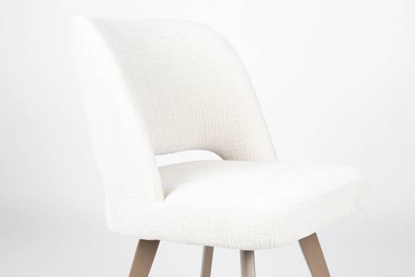 Esszimmerstuhl YVES  2er-Set Beige - Textil - 53 x 84 x 60 cm