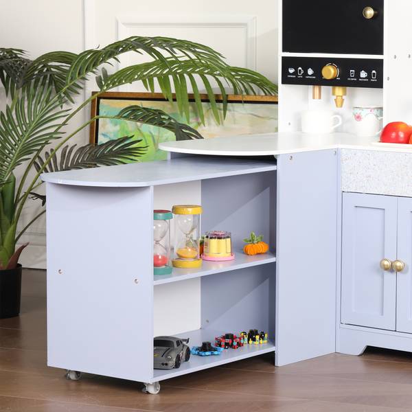 Kinderspielküche FunyWoody Violett - Holzwerkstoff - 60 x 105 x 90 cm