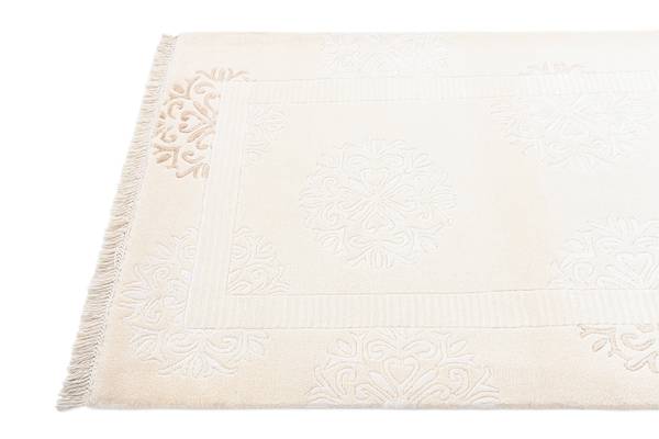 Tapis Darya CCXXII Beige - Laine - 94 x 1 x 155 cm