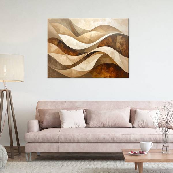 Wandbild Farbenwirbel 100 x 70 cm